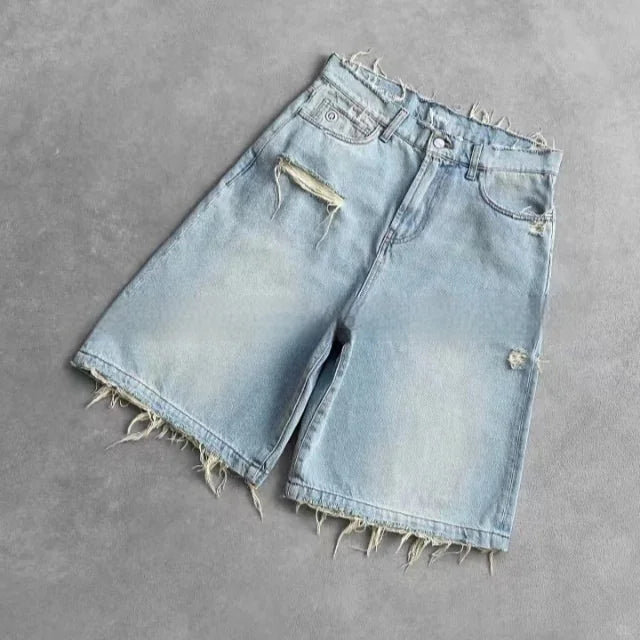 NEOSTREETWEAR RIPPED DENIM SHORTS