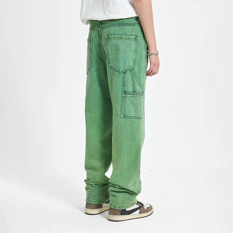 Men's Hip-Hop Overall Jeans
